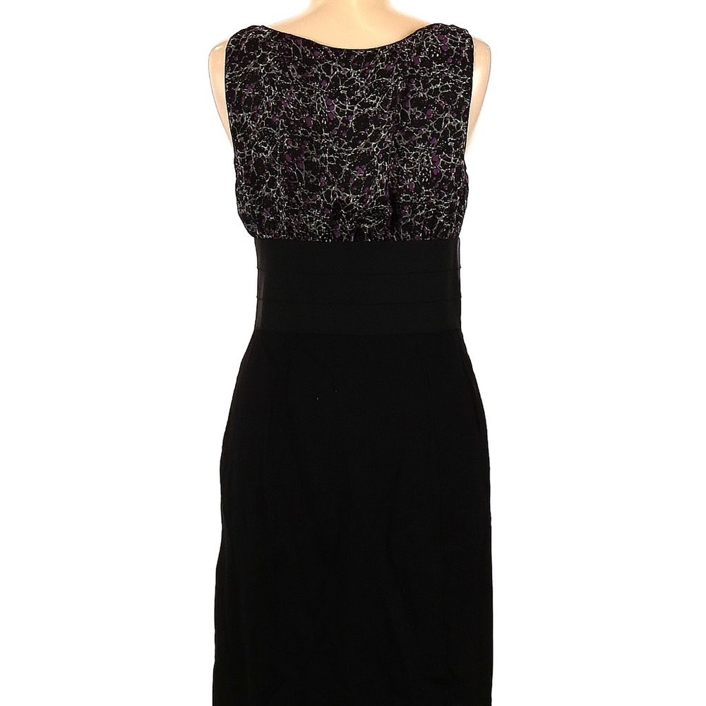 MAX STUDIO size L purple lace top V-neck dress in excellent condition - Picture 2 of 6